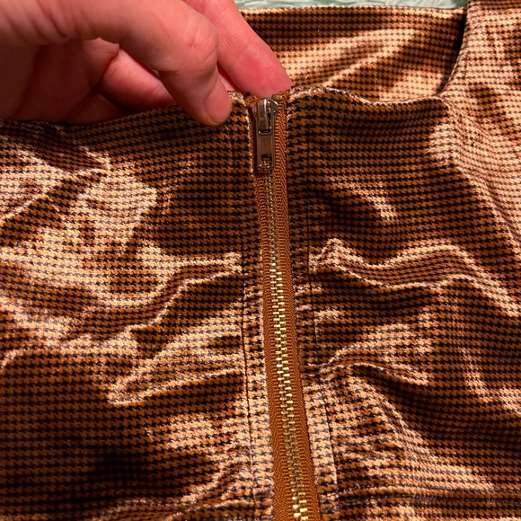 Dolls Kill Houndstooth Super Soft Crop Top - Picture 3 of 4